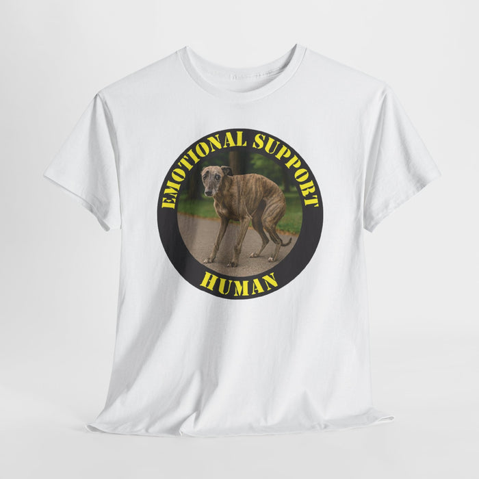 T-Shirt — "Emotional Support Human" Funny Dog Design
