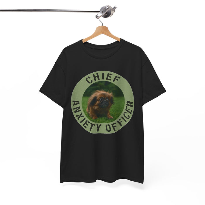 Chief Anxiety Officer T-Shirt — Funny Dog Graphic Tee