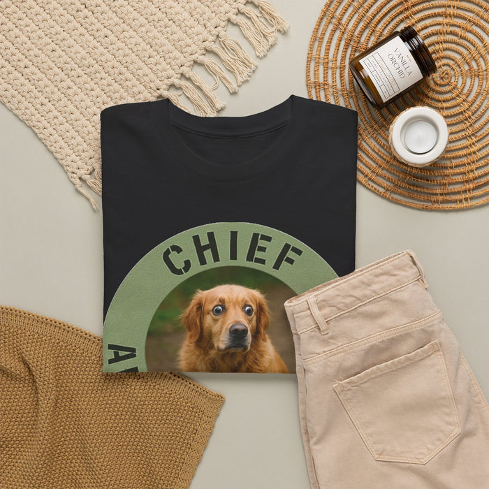 Chief Anxiety Officer T-Shirt — Funny Dog Graphic Tee for Pet Lovers