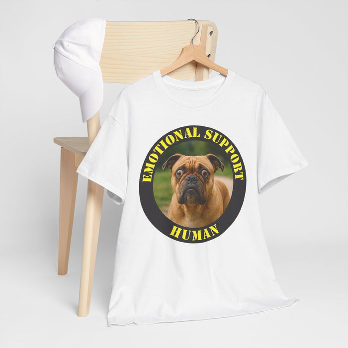 Emotional Support Human Dog T-Shirt – Funny Pet Lover Tee