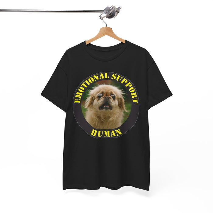 Emotional Support Human T‑Shirt — Funny Cute Dog Rescue Tee