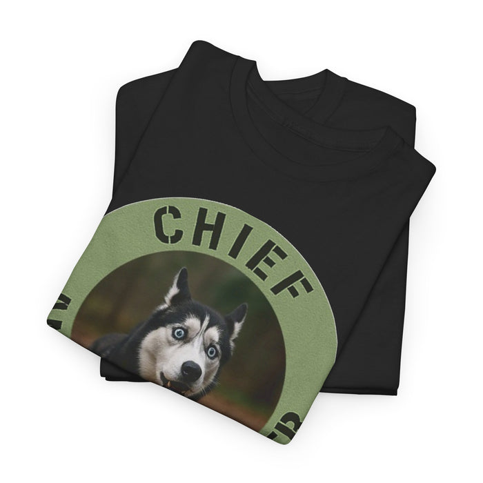 Chief Anxiety Officer T‑Shirt — Funny Dog Graphic Tee for Pet Lovers