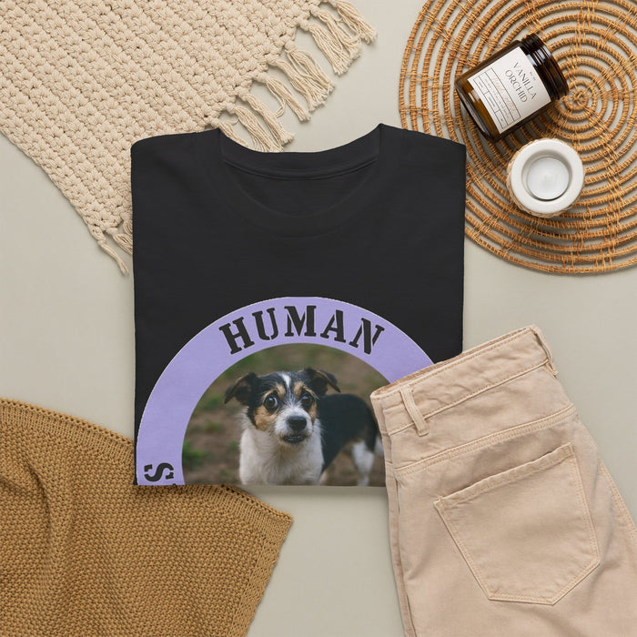 T-Shirt — "Human Security Blanket" Cute Puppy Graphic Tee