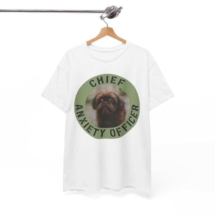 Chief Anxiety Officer T-Shirt — Funny Dog Graphic Tee
