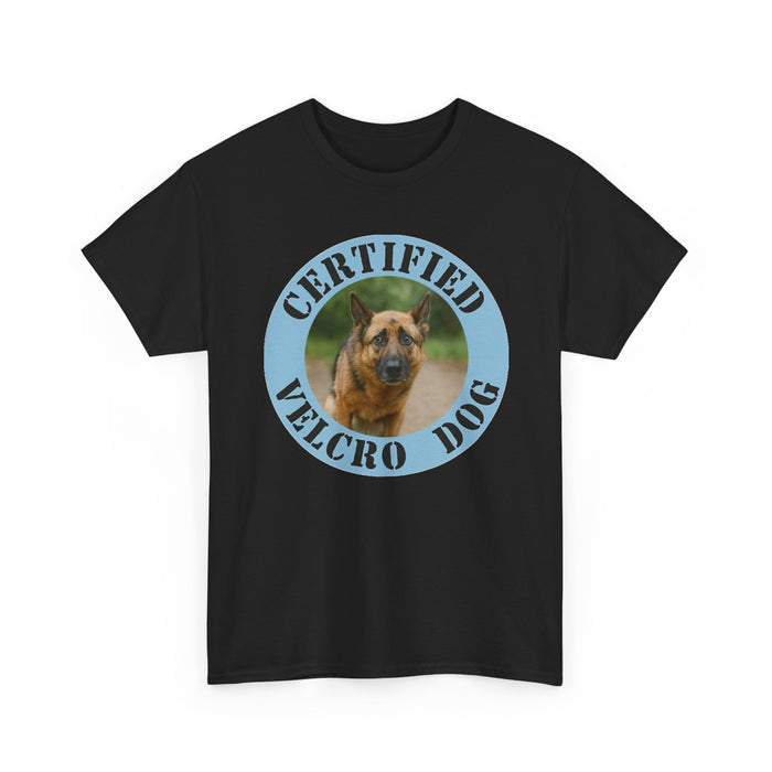 Certified Velcro Dog T-Shirt — Funny Pet Lover Tee