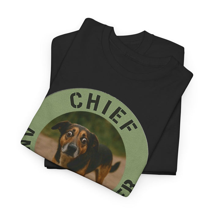 T‑Shirt — "Chief Anxiety Officer" Dog Graphic Tee