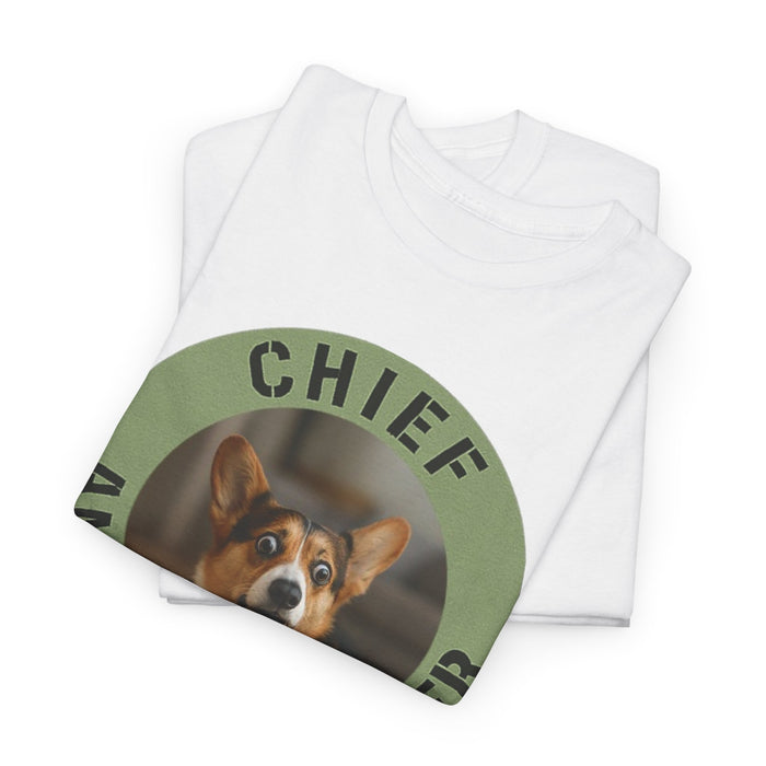 Chief Anxiety Officer Dog T-Shirt — Funny Pet Lover Tee
