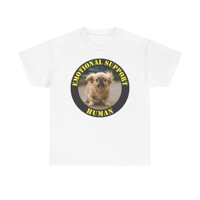 Emotional Support Human T-Shirt — Funny Rescue Dog Tee for Pet Lovers