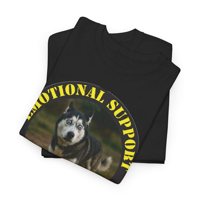 Emotional Support Human T‑Shirt — Funny Dog Support Shirt
