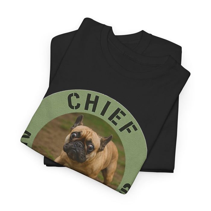 Chief Anxiety Officer T-Shirt — Funny Pug Dog Graphic Tee