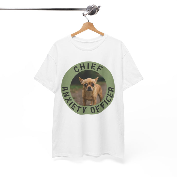 Chief Anxiety Officer T-Shirt — Funny Dog Graphic Tee