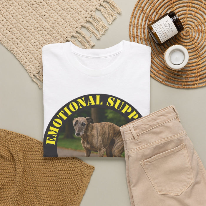 T-Shirt — "Emotional Support Human" Funny Dog Design