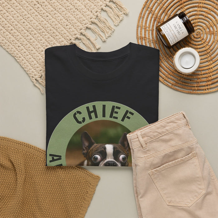 Chief Anxiety Officer Dog T-Shirt – Funny Pet Anxiety Tee