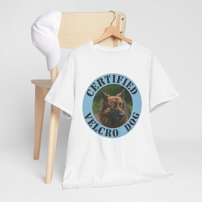 Certified Velcro Dog T‑Shirt — Funny Dog Lover Tee