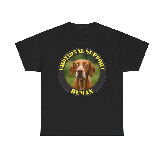 Dog Emotional Support Human T‑Shirt — Funny Pet Lover Tee