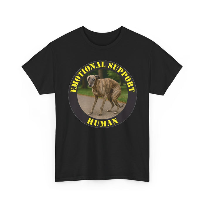 T-Shirt — "Emotional Support Human" Funny Dog Design