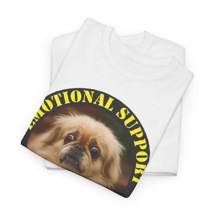 Emotional Support Human T-Shirt - Cute Pomeranian Rescue Pet Tee