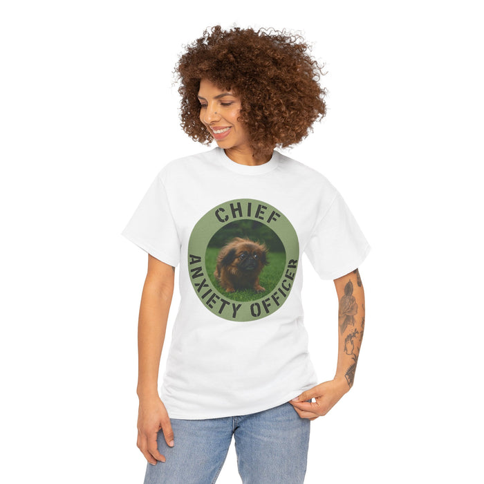 Chief Anxiety Officer T-Shirt — Funny Dog Graphic Tee