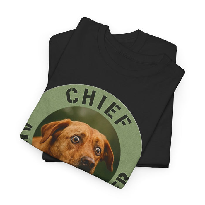 Chief Anxiety Officer T-Shirt – Funny Dog Anxiety Officer Graphic Tee