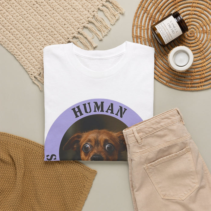 Human Security Blanket Tee — Cute Dog Graphic T-Shirt