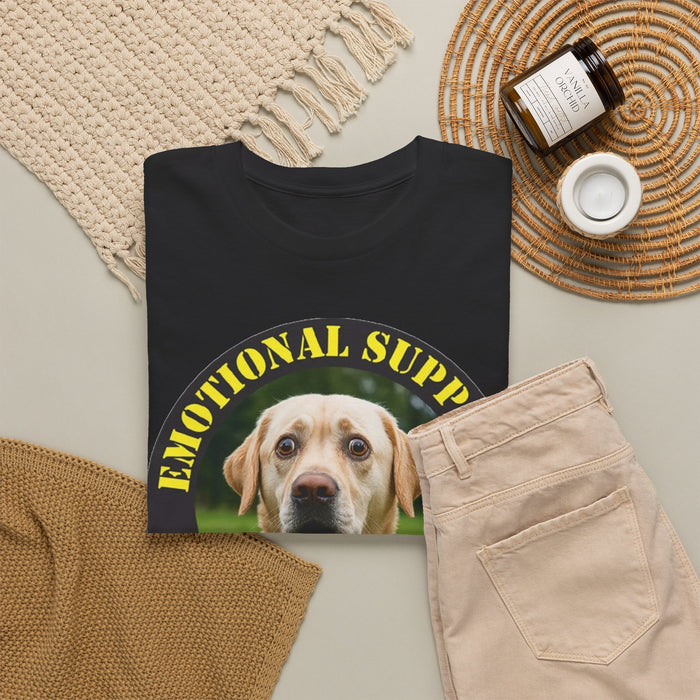Emotional Support Human T-Shirt — Funny Labrador Pet Lover Tee