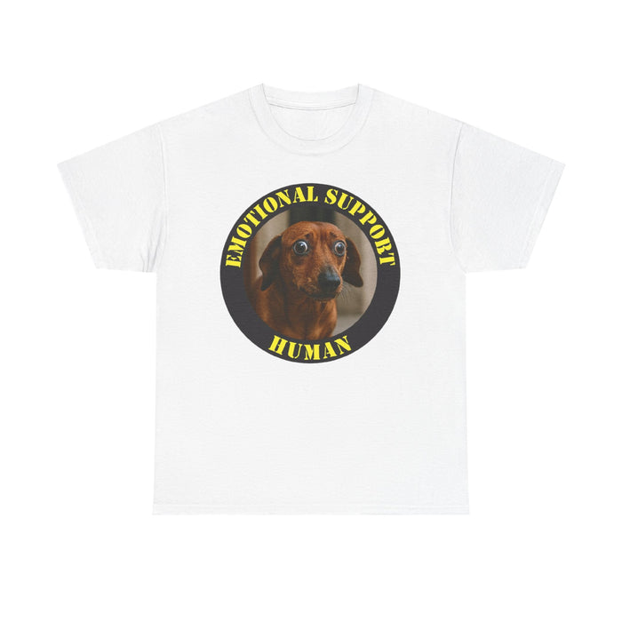 Emotional Support Human T-Shirt — Funny Dachshund Dog Tee