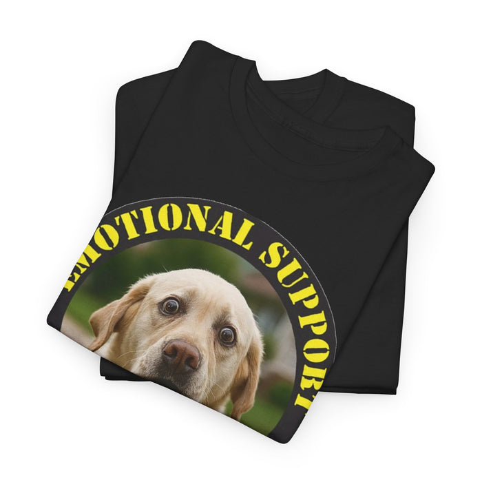 Emotional Support Human T-Shirt — Cute Labrador Pet Therapy Tee