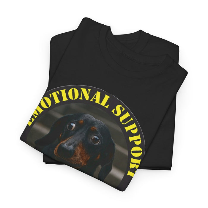 Emotional Support Human T-Shirt — Funny Dog Support Tee for Pet Lovers