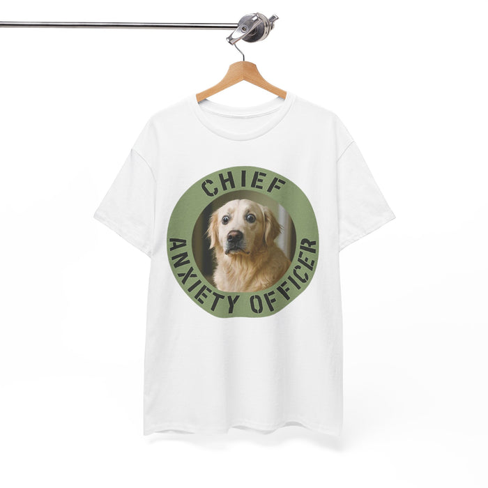 Chief Anxiety Officer T-Shirt — Funny Dog Graphic Tee