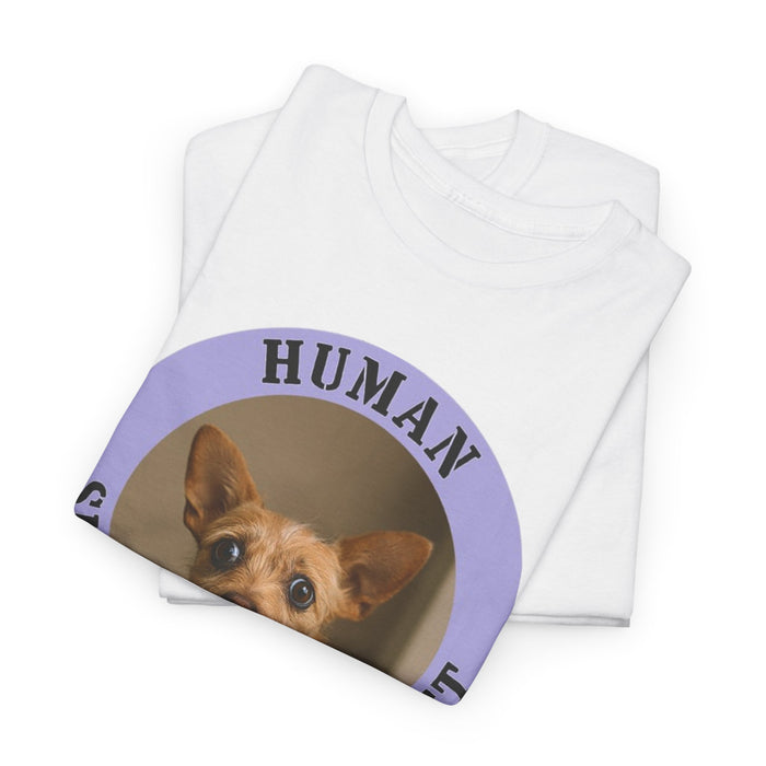 Dog Photo Tee — "Human Security Blanket" Cute Chihuahua Graphic T‑Shirt