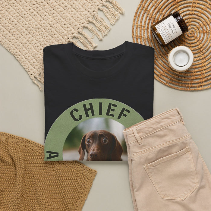 Chief Anxiety Officer T-Shirt — Funny Dog Graphic Tee for Pet Lovers