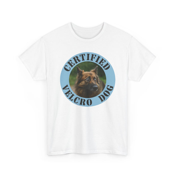 Certified Velcro Dog T‑Shirt — Funny Dog Lover Tee