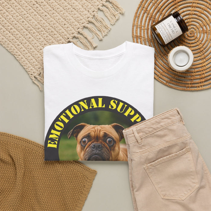 Emotional Support Human Dog T-Shirt – Funny Pet Lover Tee