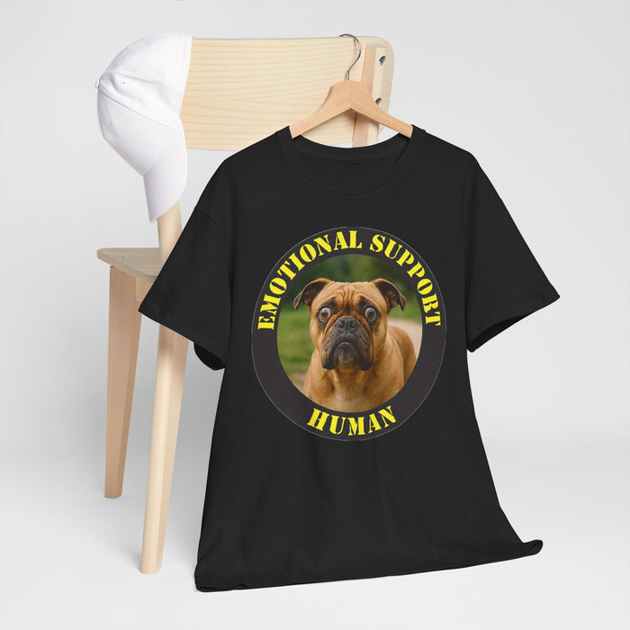 Emotional Support Human Dog T-Shirt – Funny Pet Lover Tee