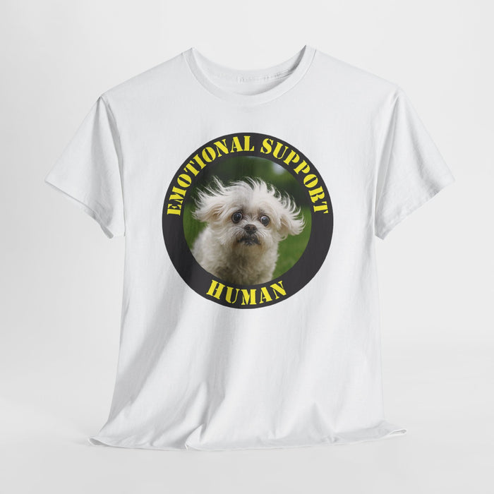Emotional Support Human T-Shirt — Cute Dog Pet Lover Tee