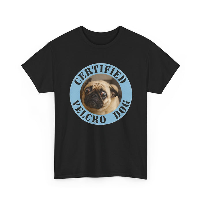 Certified Velcro Dog T-Shirt – Cute Pug Graphic Tee