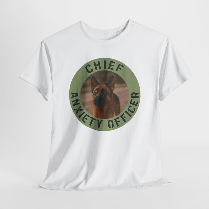 Chief Anxiety Officer T-Shirt — Funny Dog Lover Tee