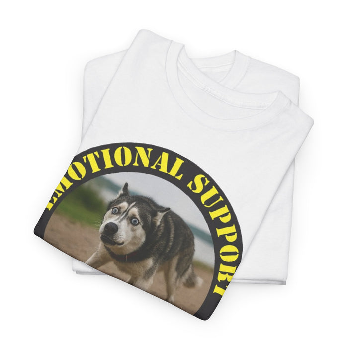Emotional Support Human T-Shirt — Funny Rescue Dog Graphic Tee