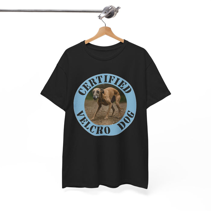 Certified Velcro Dog Tee — Funny Dog Lover T-Shirt