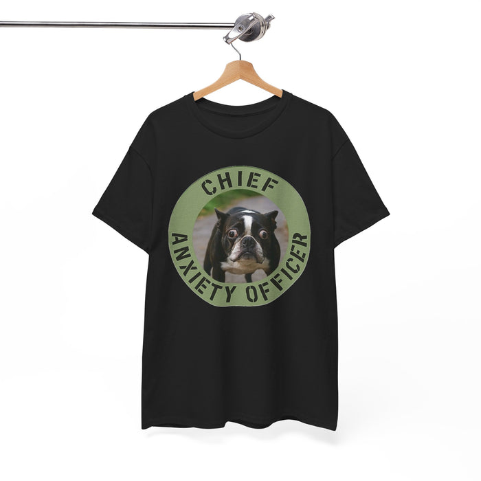 Chief Anxiety Officer Dog T-Shirt — Funny Pet Lover Tee