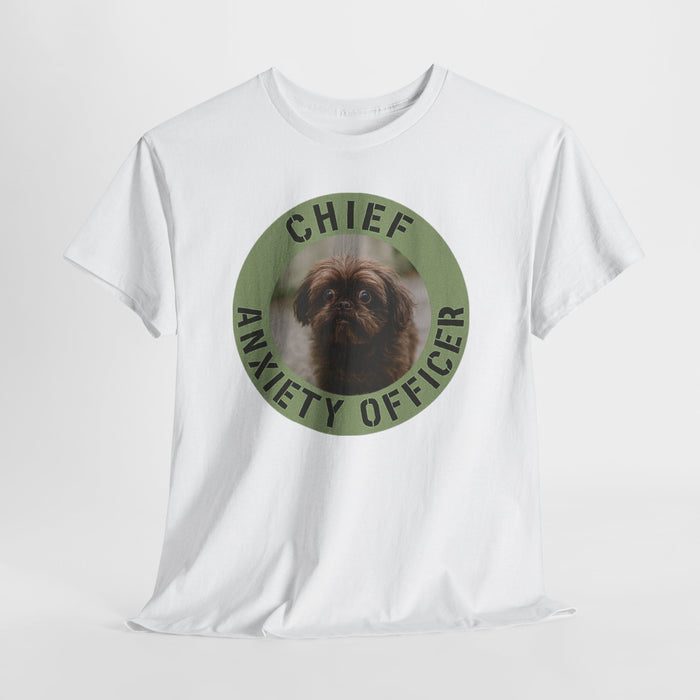 Chief Anxiety Officer T-Shirt — Funny Dog Graphic Tee