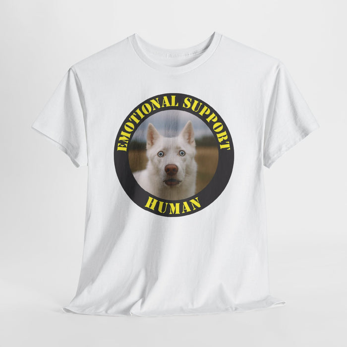 T‑Shirt — "Emotional Support Human" Husky Rescue Tee