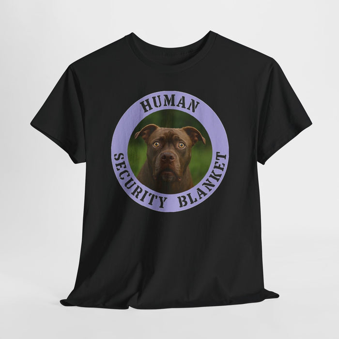 Pit Bull Human Security Blanket Dog T-Shirt