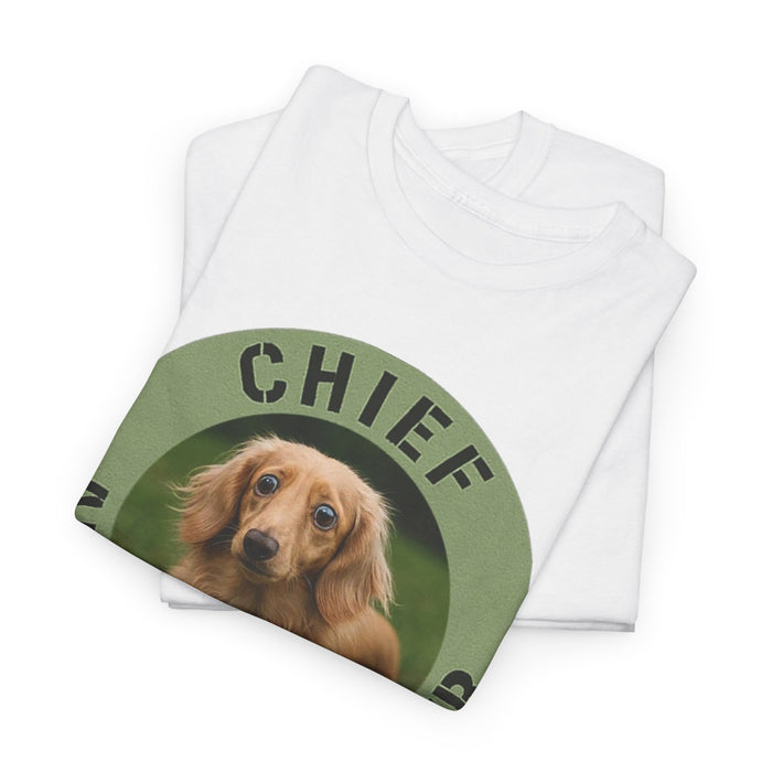 Chief Anxiety Officer T-Shirt — Funny Dog Rescue Tee for Dog Lovers