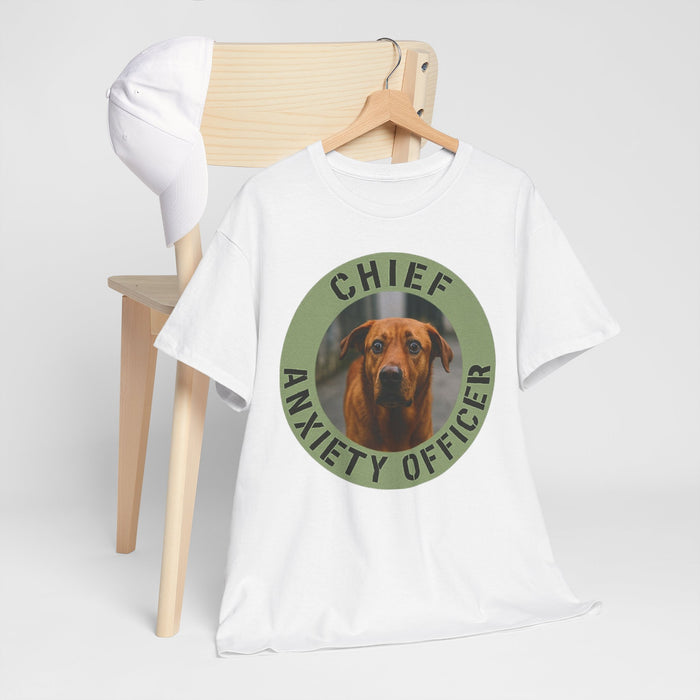 Chief Anxiety Officer Dog T-Shirt