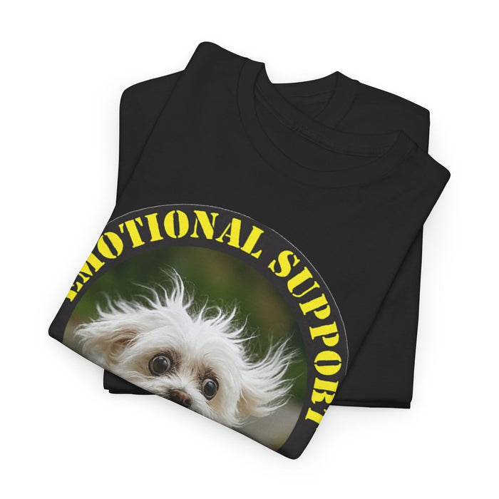 Emotional Support Human T-Shirt — Cute Dog Circle Graphic