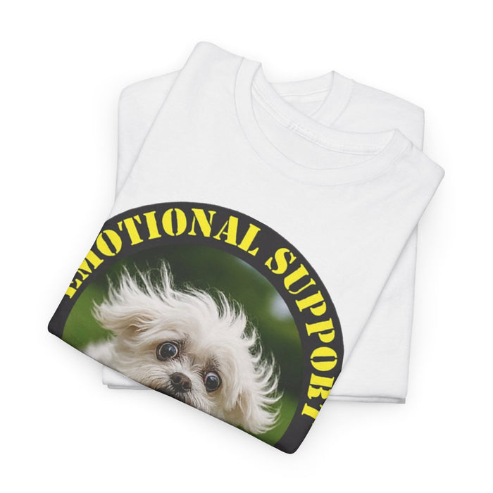 Emotional Support Human T-Shirt — Cute Dog Pet Lover Tee