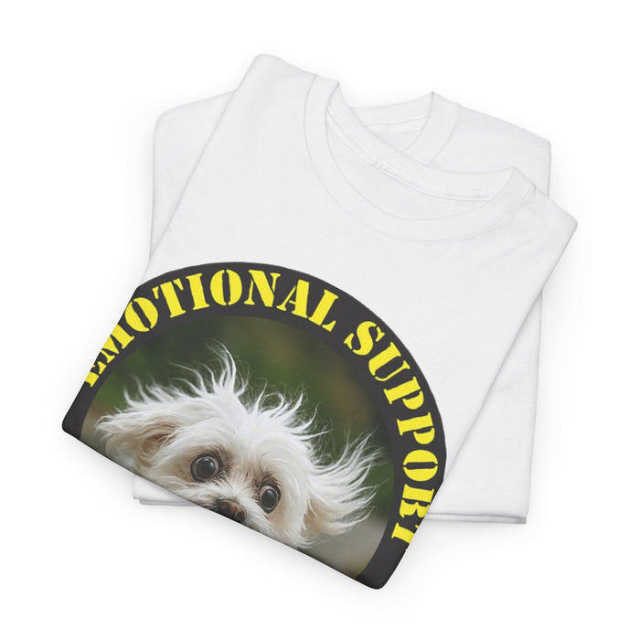 Emotional Support Human T-Shirt — Cute Dog Circle Graphic