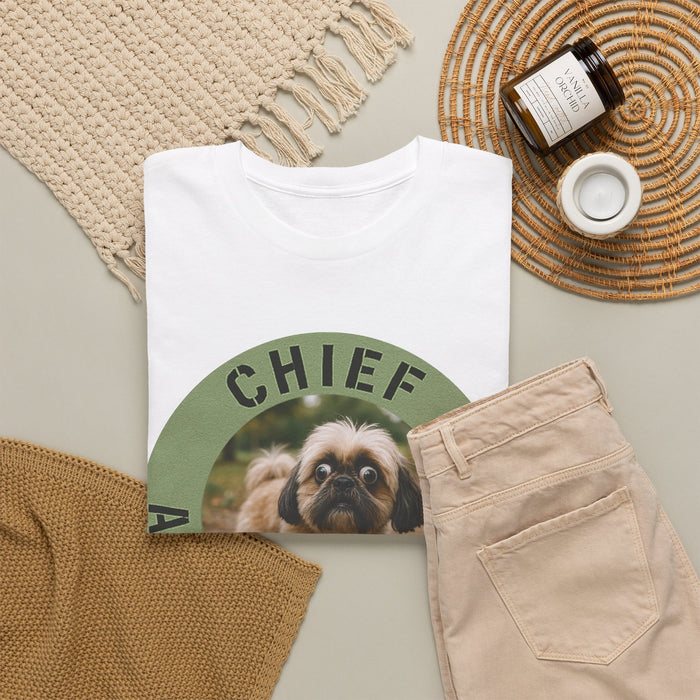 Chief Anxiety Officer Dog T-Shirt — Funny Cute Pekingese Graphic Tee