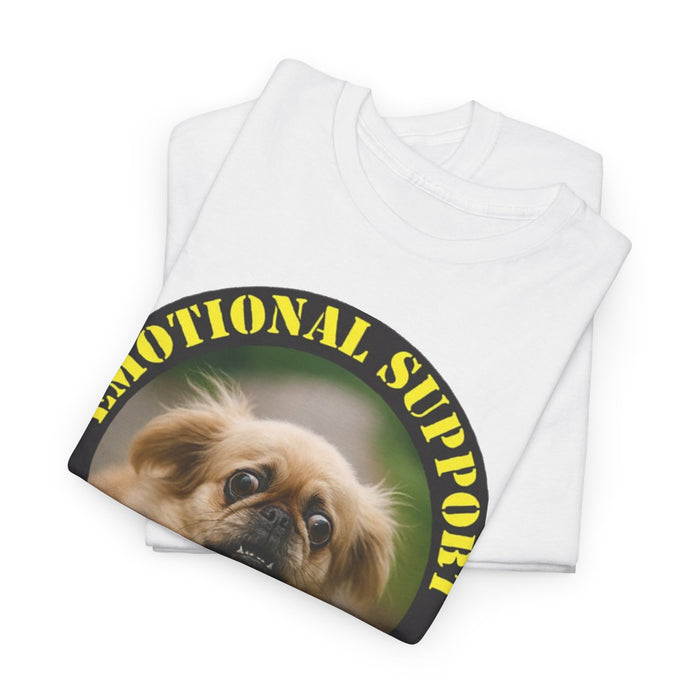 Emotional Support Human T-Shirt — Funny Pomeranian Pet Lover Tee